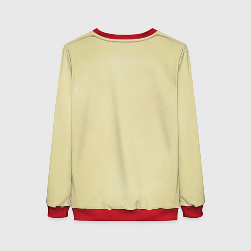 Женский свитшот Снейк и Метал Гир / 3D-Красный – фото 2