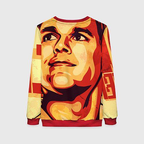 Женский свитшот Декстер Арт / 3D-Красный – фото 2