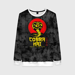 Женский свитшот Кобра Кай Змея Иероглифы Сериал