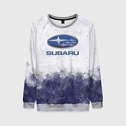 Свитшот женский Subaru Трещина, цвет: 3D-меланж