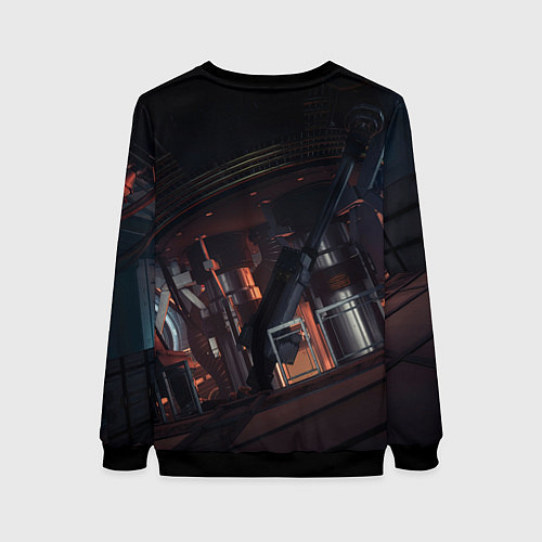 Женский свитшот Dark Prey / 3D-Черный – фото 2