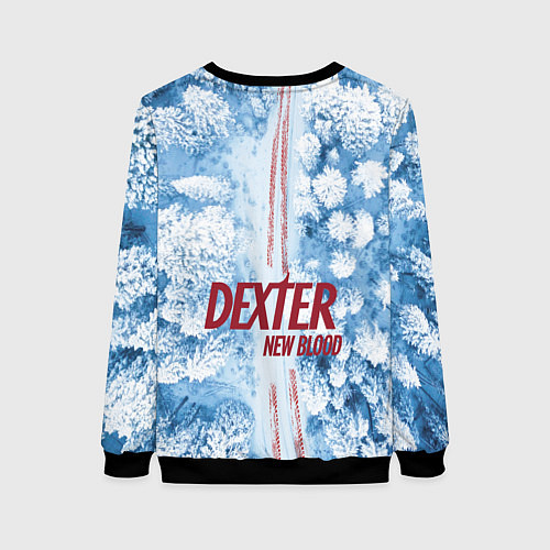 Женский свитшот Декстер: новый сезон - новая кровь / 3D-Черный – фото 2