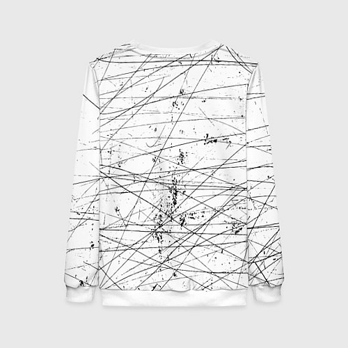 Женский свитшот Ванпанчмен Сайтама - Saitama / 3D-Белый – фото 2