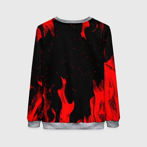 Женский свитшот Mitsubishi Red Fire / 3D-Меланж – фото 2