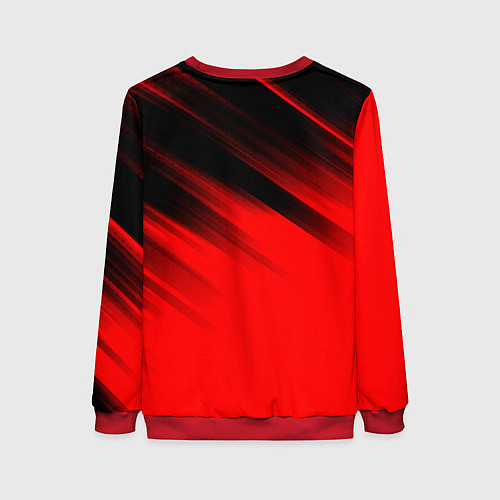 Женский свитшот Mitsubishi - Red Sport / 3D-Красный – фото 2