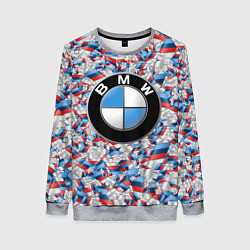 Женский свитшот BMW M PATTERN LOGO