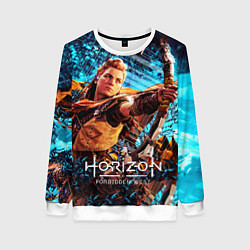 Свитшот женский Horizon Forbidden West - Элой арт, цвет: 3D-белый