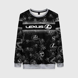 Свитшот женский LEXUS SPORT PATTERN, цвет: 3D-меланж