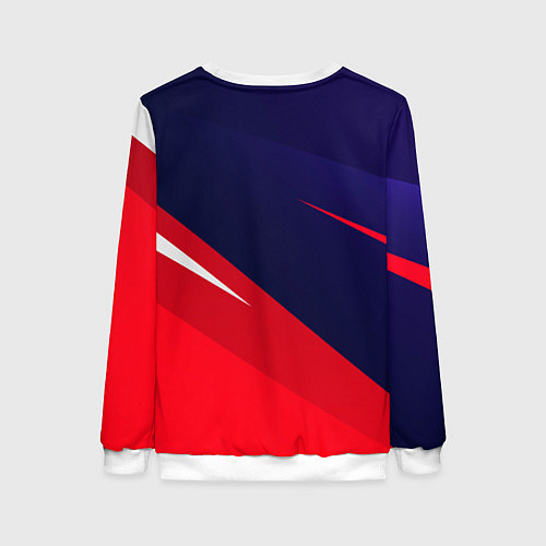 Женский свитшот Scania Скания / 3D-Белый – фото 2