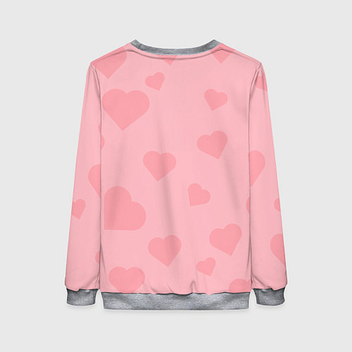 Женский свитшот Lama I Love You / 3D-Меланж – фото 2