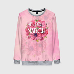 Женский свитшот Hello march