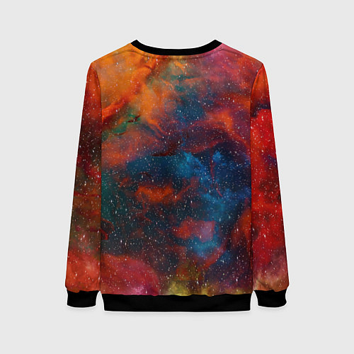 Женский свитшот Космический ленивец Space Sloth / 3D-Черный – фото 2