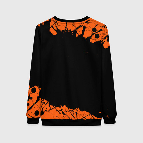 Женский свитшот FNAF - ФРЕДДИ Краска / 3D-Черный – фото 2