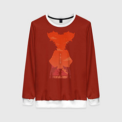 Свитшот женский Тень Синь Янь, цвет: 3D-белый