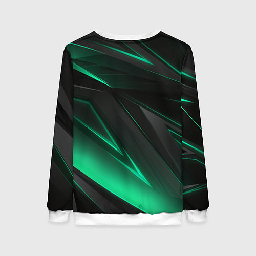 Женский свитшот MERCEDES-BENZ AMG NEON STRIPES PETRONAS / 3D-Белый – фото 2