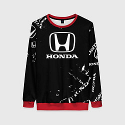 Свитшот женский Honda CR-Z, цвет: 3D-красный