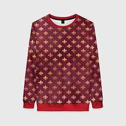 Свитшот женский Классические узоры classic, цвет: 3D-красный