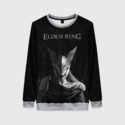 Свитшот женский ELDEN RING FEARLESS B&W, цвет: 3D-меланж