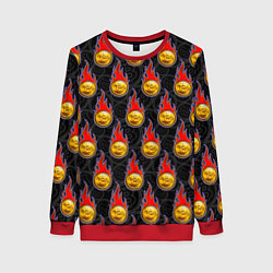 Женский свитшот Биткоины - Bitcoins