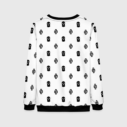 Женский свитшот Узор Mono White Dope Camo Dope Street Market / 3D-Черный – фото 2