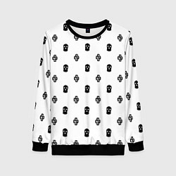 Свитшот женский Узор Mono White Dope Camo Dope Street Market, цвет: 3D-черный