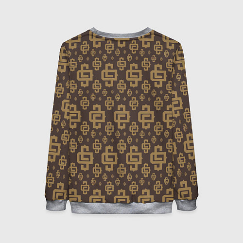 Женский свитшот Monogramm Pattern Dope Camo Dope Street Market / 3D-Меланж – фото 2