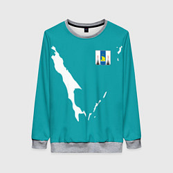 Женский свитшот Сахалин герб