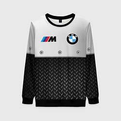 Свитшот женский BMW БМВ СТАЛЬ, цвет: 3D-черный