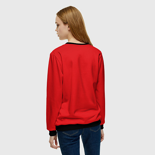 Женский свитшот СЛАДКАЯ ЕВА / 3D-Черный – фото 4