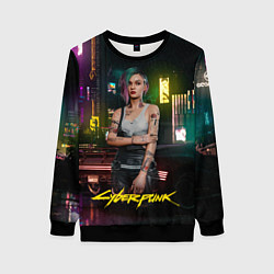 Женский свитшот Judy cyberpunk2077
