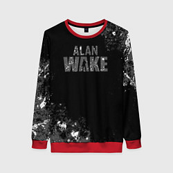 Свитшот женский Alan wake алан уэйк, цвет: 3D-красный
