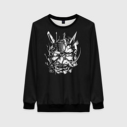 Свитшот женский Серебряный Демон, цвет: 3D-черный