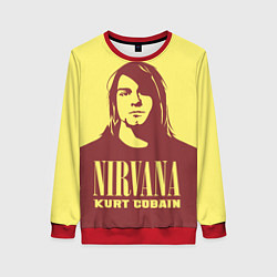 Женский свитшот Nirvana - Kurt Cobain