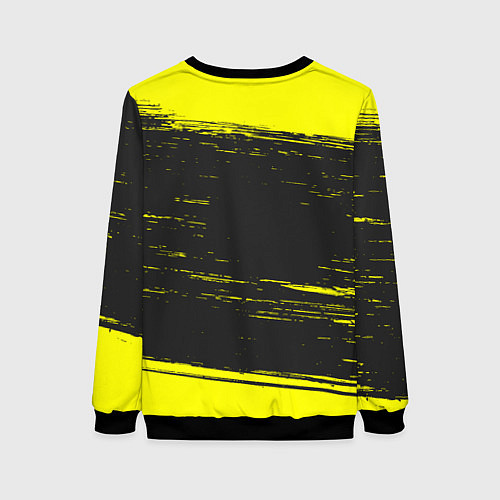 Женский свитшот РЕНО Краска / 3D-Черный – фото 2