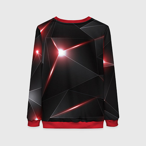 Женский свитшот Elden ring maliketh / 3D-Красный – фото 2