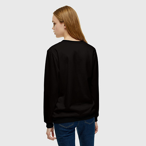 Женский свитшот Эта фарфоровая кукла влюбилась Марин и Годзё Вакан / 3D-Черный – фото 4