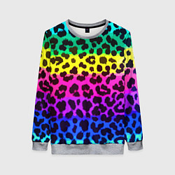 Женский свитшот Leopard Pattern Neon