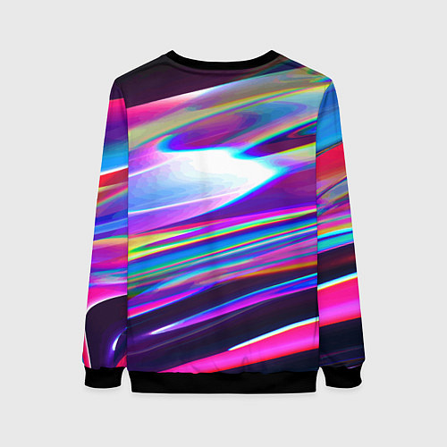 Женский свитшот Neon pattern Mad / 3D-Черный – фото 2