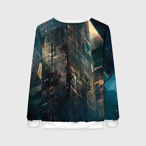 Женский свитшот VI ВИ CYBERPUNK2077 / 3D-Белый – фото 2