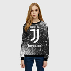 Свитшот женский ЮВЕНТУС Juventus - Арт, цвет: 3D-черный — фото 2