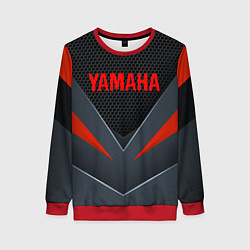 Свитшот женский YAMAHA ТЕХНОЛОГИЧЕСКАЯ БРОНЯ, цвет: 3D-красный