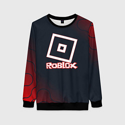 Свитшот женский Roblox : logo, цвет: 3D-черный
