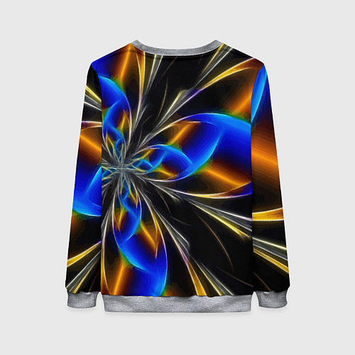 Женский свитшот Neon vanguard pattern Fashion 2023 / 3D-Меланж – фото 2