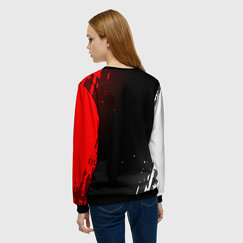 Женский свитшот Resident evil амбрелла / 3D-Черный – фото 4