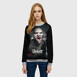 Свитшот женский Slipknot - The Gray Chapter - Corey Taylor, цвет: 3D-меланж — фото 2