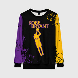 Свитшот женский Kobe Bryant Баскетболист 24, цвет: 3D-черный