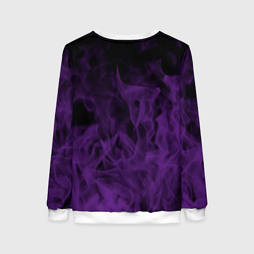Женский свитшот Lakers 24 фиолетовое пламя / 3D-Белый – фото 2