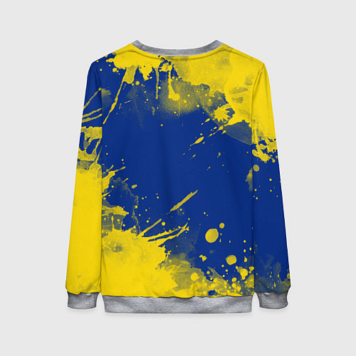 Женский свитшот SUBARU - СУБАРУ БРЫЗКИ КЛАССИЧЕСКИЕ / 3D-Меланж – фото 2