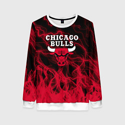 Женский свитшот CHICAGO BULLS ЧИКАГО БУЛЛС МОЛНИИ