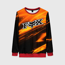 Свитшот женский FOX RACING - ФОКС СИЯНИЕ, цвет: 3D-красный